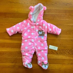 Girl’s Infant Winter Hooded Jumpsuit